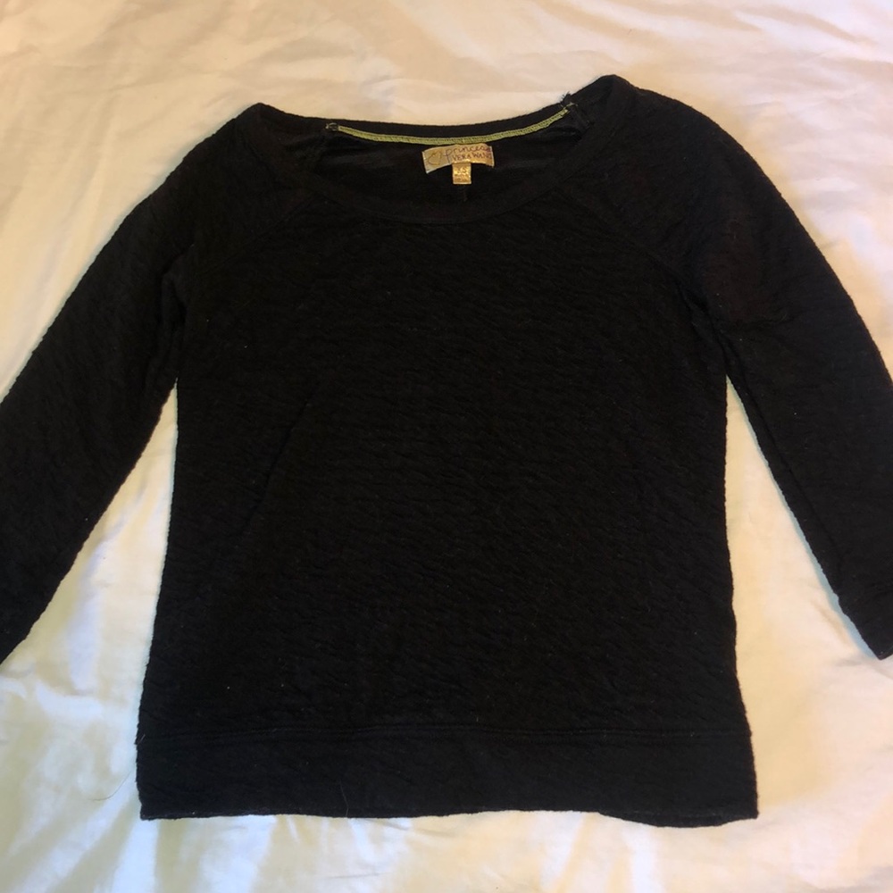 Black 3/4 sleeve top